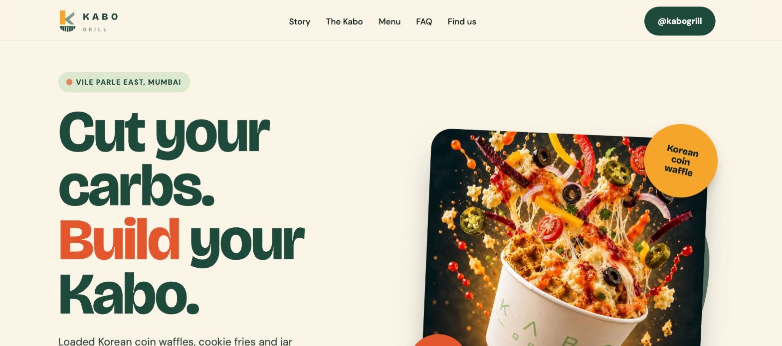Kabo Grill case study preview